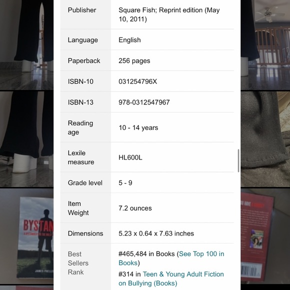 LIKE NEW~ BYSTANDER BY JAMES PRELLER BOOK - Picture 5 of 5